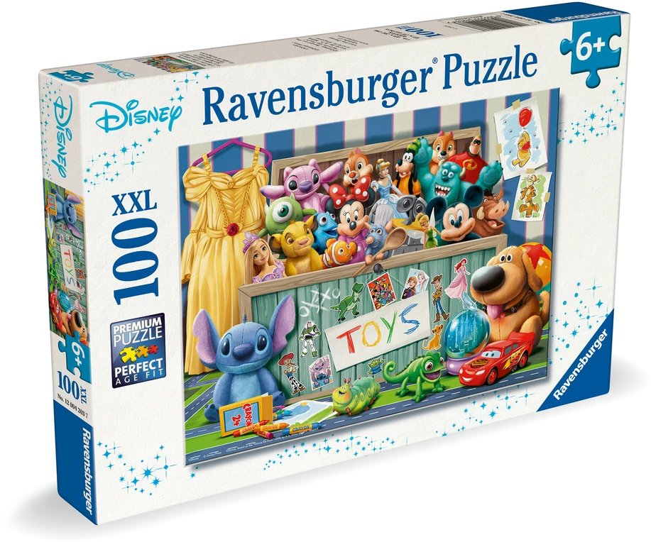 Dėlionė Ravensburger - Disney Pixar kelių veikėjų rinkinys 100p (12004203)