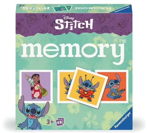 Ravensburger - Disney Stitch mini atmintis - 48 kortelės (10624696)