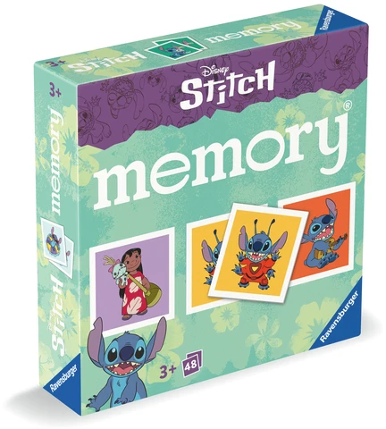 Ravensburger - Disney Stitch mini atmintis - 48 kortelės (10624696)