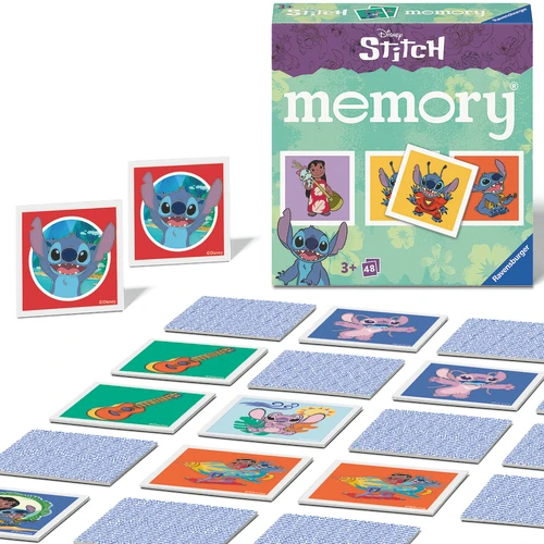 Ravensburger - Disney Stitch mini atmintis - 48 kortelės (10624696)