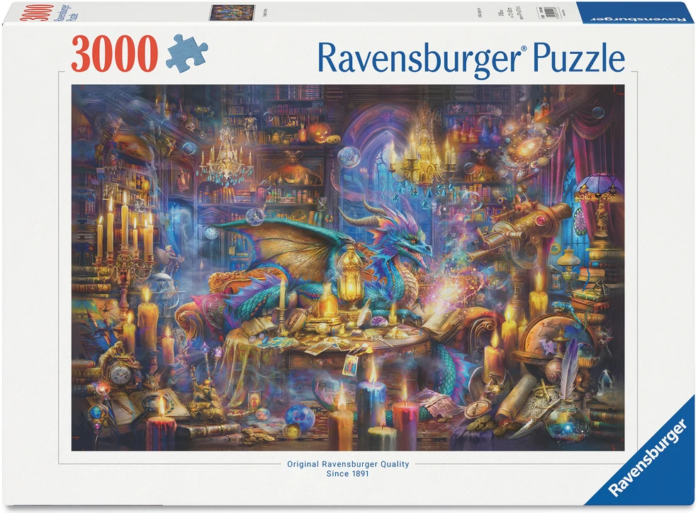 Ravensburger Dėlionė 3000 vnt. - Magiška biblioteka