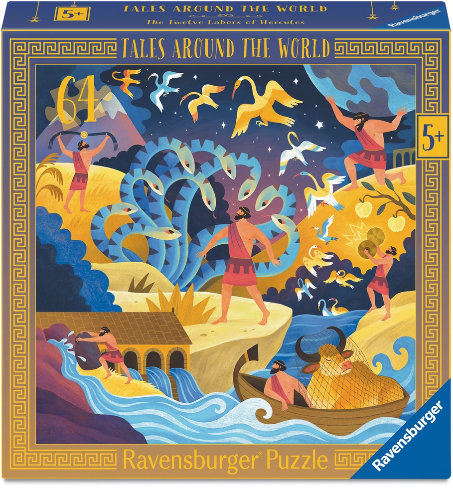 Dėlionė Ravensburger - Dvylika Heraklio žygdarbių 64p (12004209)