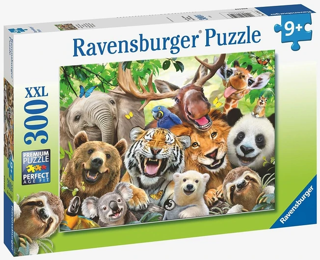 Ravensburger Dėlionė 300 vnt. - Egzotiškų gyvūnų asmenukė