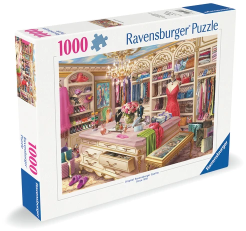 Ravensburger Dėlionė 1000 vnt. - Drabužių spinta