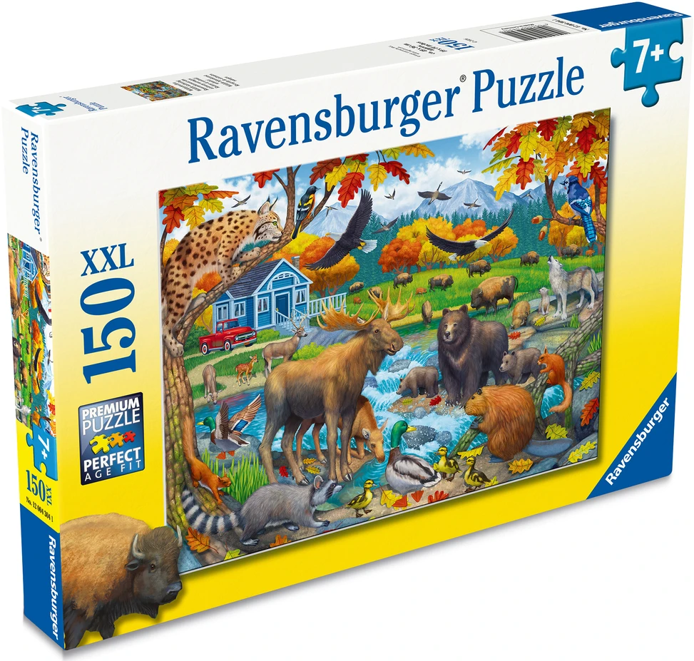 Dėlionė Ravensburger - Laukinės gamtos susibūrimas 150p (12004304)