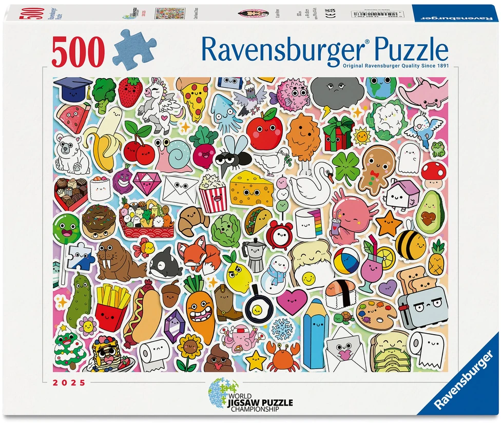 Dėlionė Ravensburger - Mielas Kawaii Chaosas 500p (12001796)