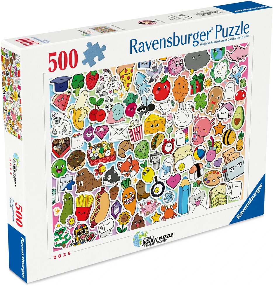 Dėlionė Ravensburger - Mielas Kawaii Chaosas 500p (12001796)
