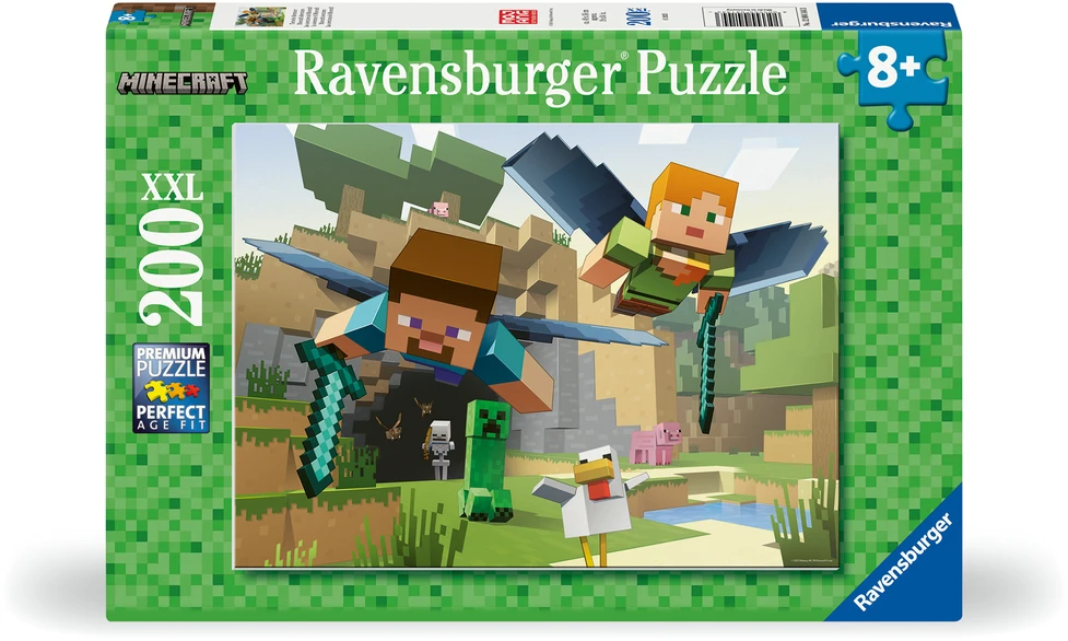 Ravensburger Dėlionė 200 vnt. - Minecraft