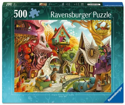 Ravensburger Dėlionė 500 vnt. - Namai, namučiai