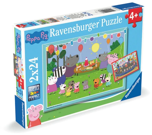 RAVENSBURGER Dėlionė dėlionė Peppa Pig, 2x24 det., 12004018 7