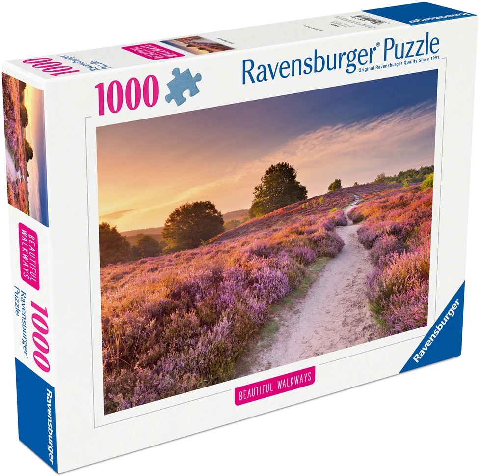 RAVENSBURGER Dėlionė dėlionė Rožinis takas, 1000 det., 12001763 9