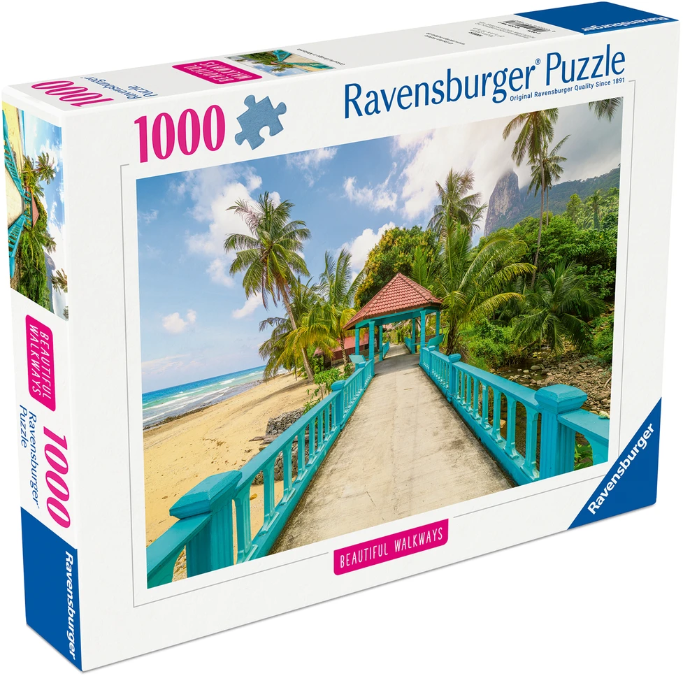 Ravensburger Dėlionė 1000 vnt. - Spalvingas tiltas