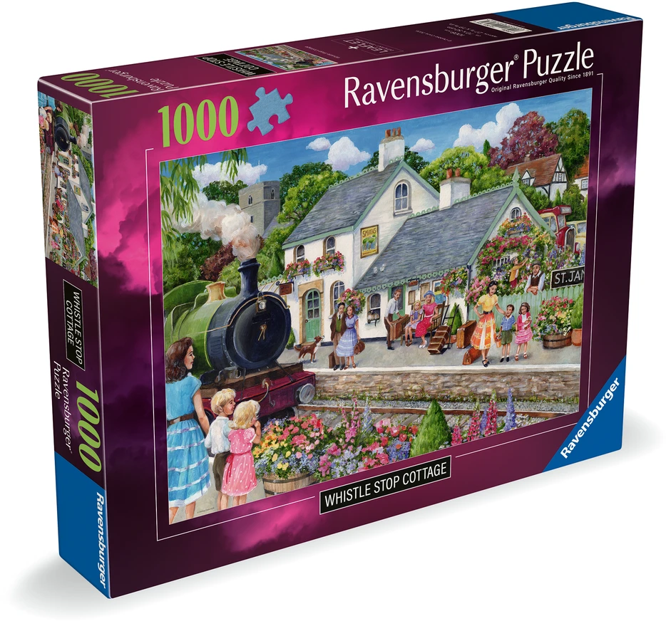 Dėlionė Ravensburger - Švilpuko stotelės namelis 1000p (12001726)