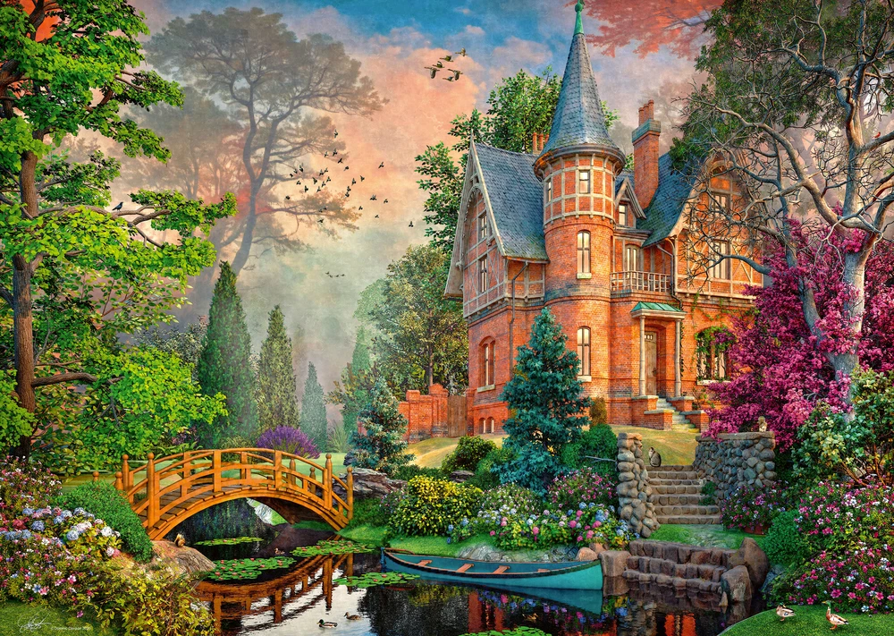 Ravensburger Dėlionė 1000 vnt. - Terakotos dvaras