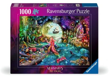 Ravensburger Dėlionė 1000 vnt. - Undinėlės paslaptingas lobis