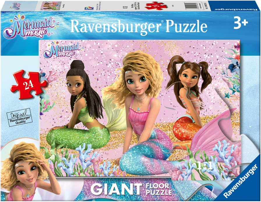 Ravensburger - Undinėlės stebuklinga milžiniška grindų dėlionė, 24 vnt. (12004323)