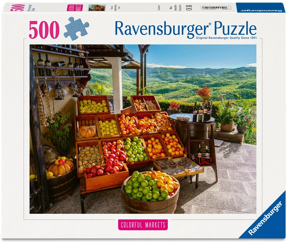 Dėlionė Ravensburger - vaisių turgus, Kroatija 500p (12001814)