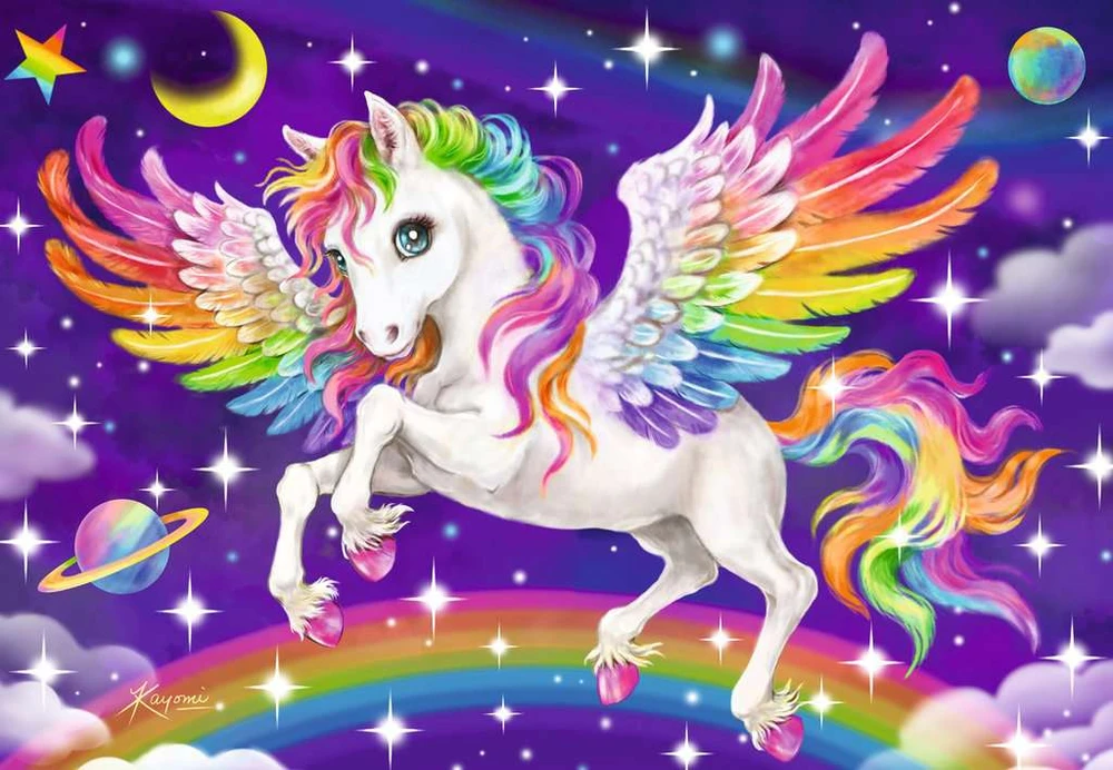 Ravensburger Dėlionė 2x24 vnt. - Vienaragis ir Pegasas