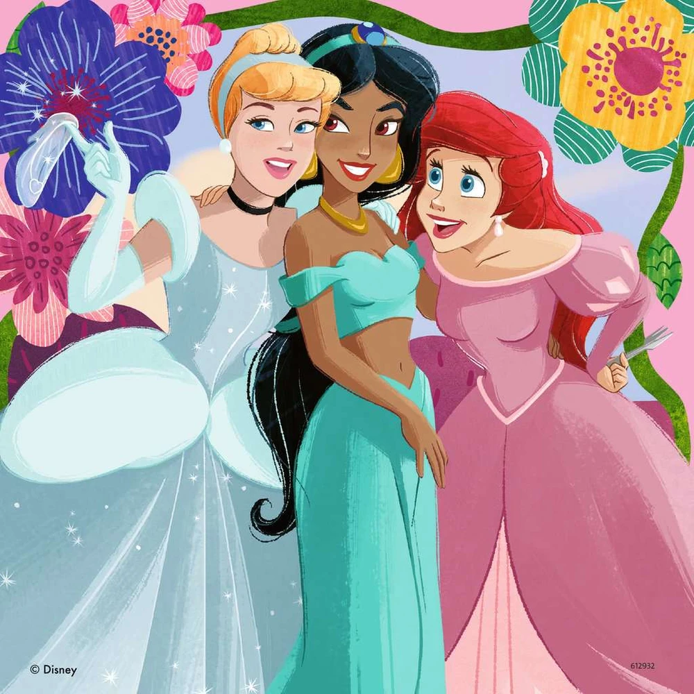 Ravensburger dėlionė Disney Princess 3x49p