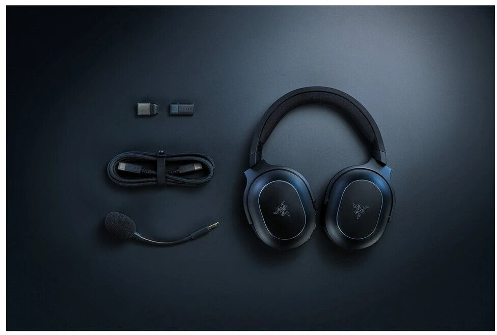 Razer | Ausinės Žaidimams | Barracuda X Chroma | Belaidės | Over-Ear | Mikrofonas | Belaidės | Juodas