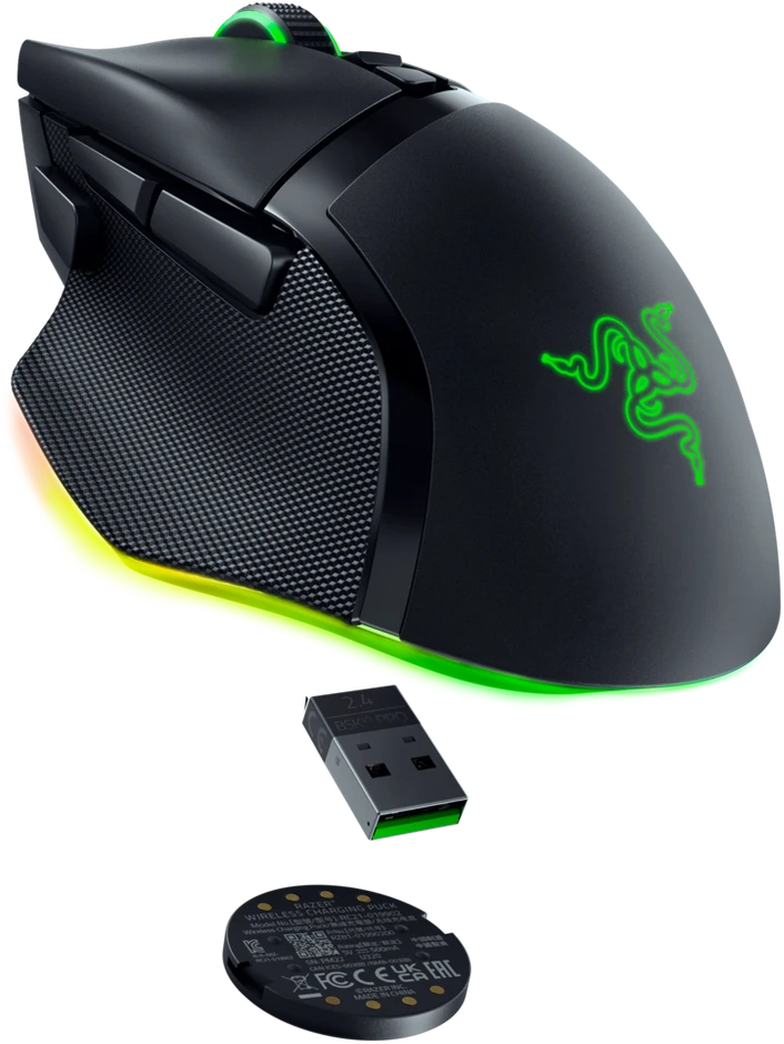 Razer | Pelė žaidimams | Basilisk V3 Pro 35K | Optinė pelė | Wireless | Juodas | Yes