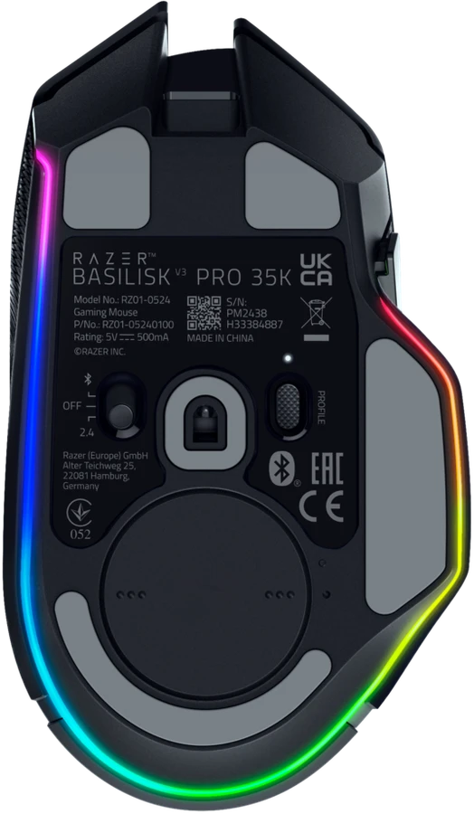 Razer Basilisk V3 Pro 35K ergonominė žaidimų pelė, juoda