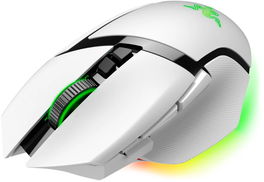 Razer | Pelė žaidimams | Basilisk V3 Pro 35K | Optinė pelė | Wireless | Baltas | Yes
