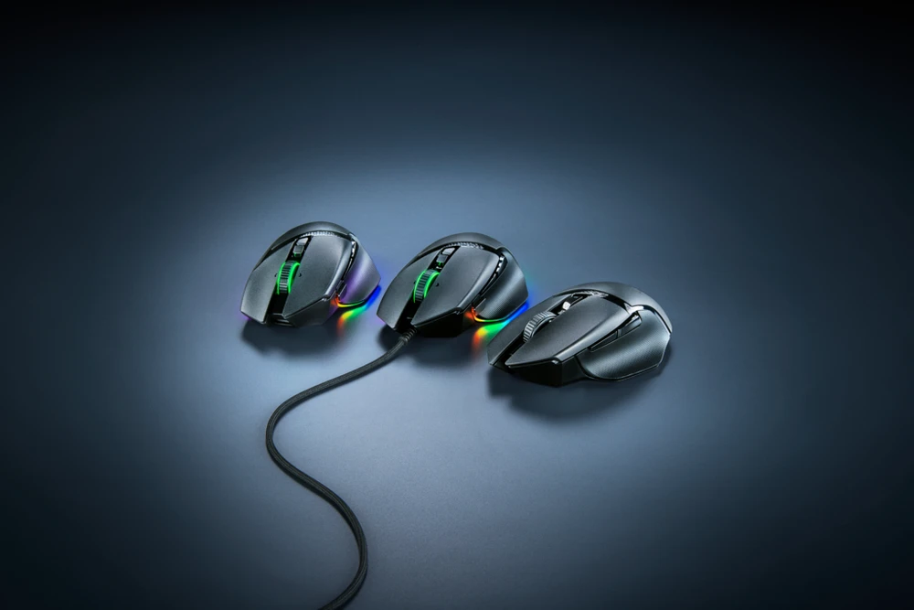 Belaidė žaidimų pelė Razer Basilisk V3 Pro, Juodos spalvos