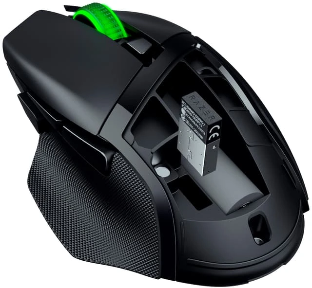 Razer - Basilisk V3 X HyperSpeed ​​- belaidė ergonominė žaidimų pelė