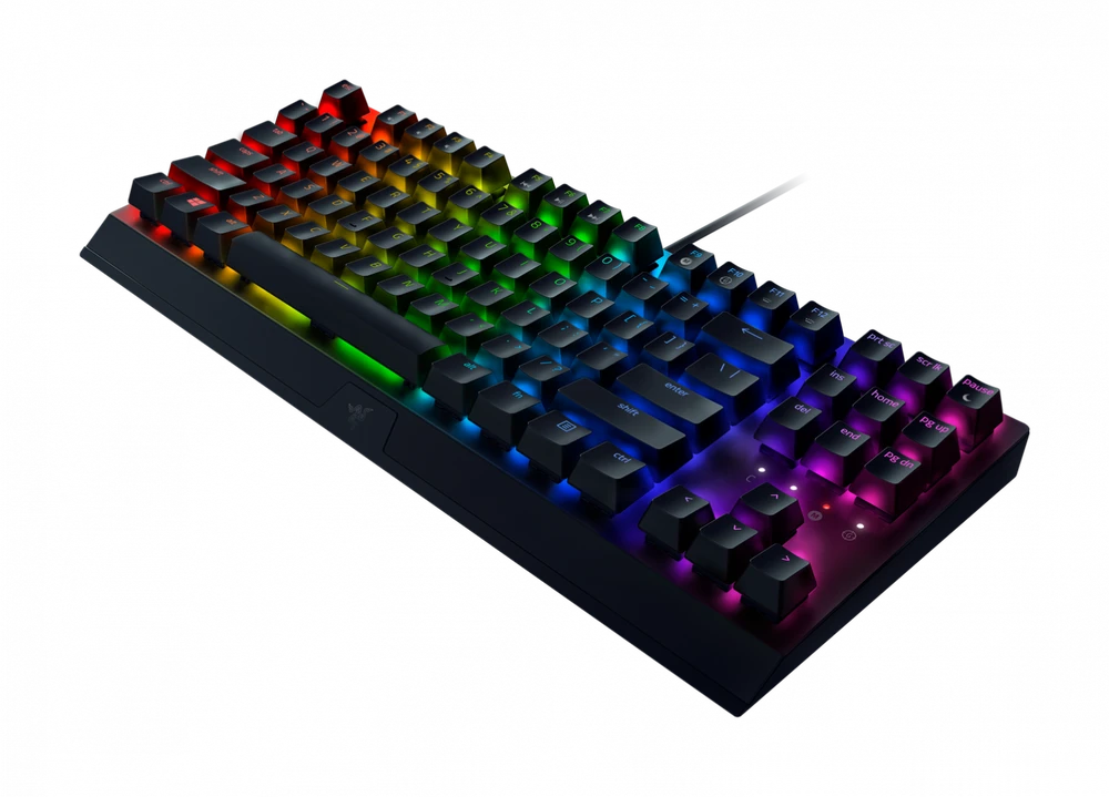 Kompaktiška Žaidimų klaviatūra Razer BlackWidow V3 Tenkeyless, Green Switch, Nordic išdėstymas