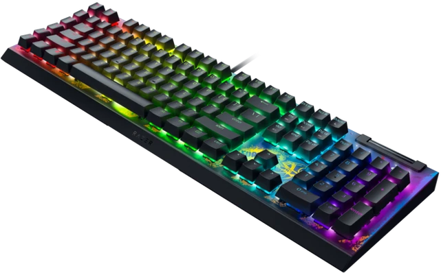 Klaviatūra Razer - BlackWidow V4 X - (geltonas jungiklis) - Fortnite leidimas