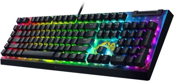 Klaviatūra Razer - BlackWidow V4 X - (geltonas jungiklis) - Fortnite leidimas