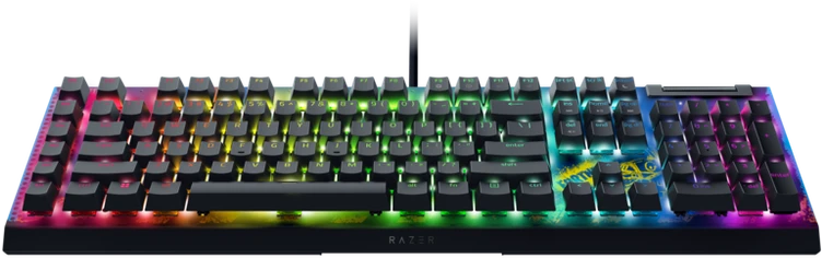 Klaviatūra Razer - BlackWidow V4 X - (geltonas jungiklis) - Fortnite leidimas