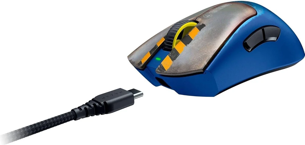 Pelė Myszka žaidimams Razer DeathAdder V3 Pro belaidė 30000 dpi optinė mėlyna