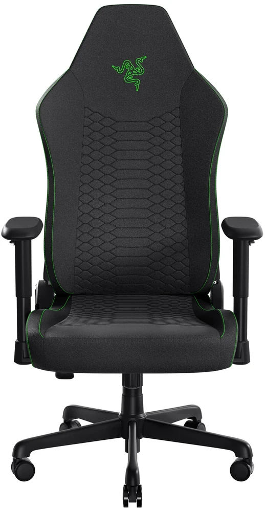 „Razer Razer Iskur V2 X“ žaidimų kėdė, integruota juosmens atrama, atlenkiama – juodas, aptraukta audiniu