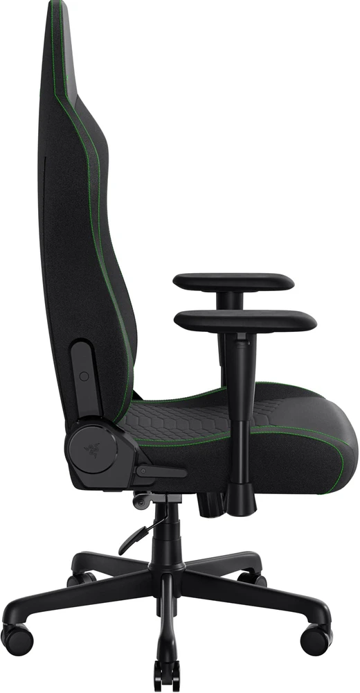 „Razer Razer Iskur V2 X“ žaidimų kėdė, integruota juosmens atrama, atlenkiama – juodas, aptraukta audiniu