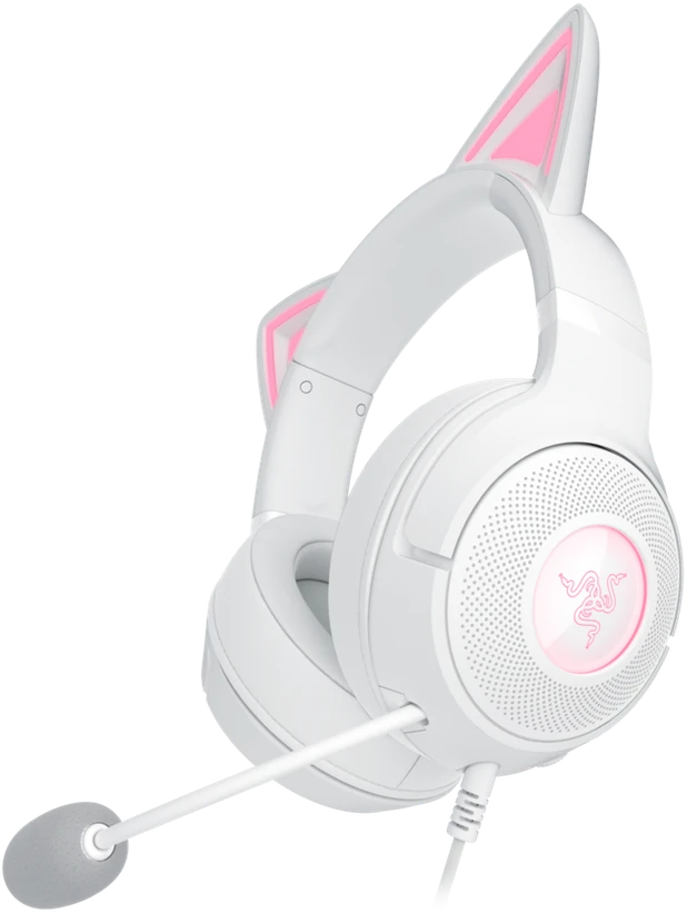 Razer Kraken Kitty V2 ausinės, baltos