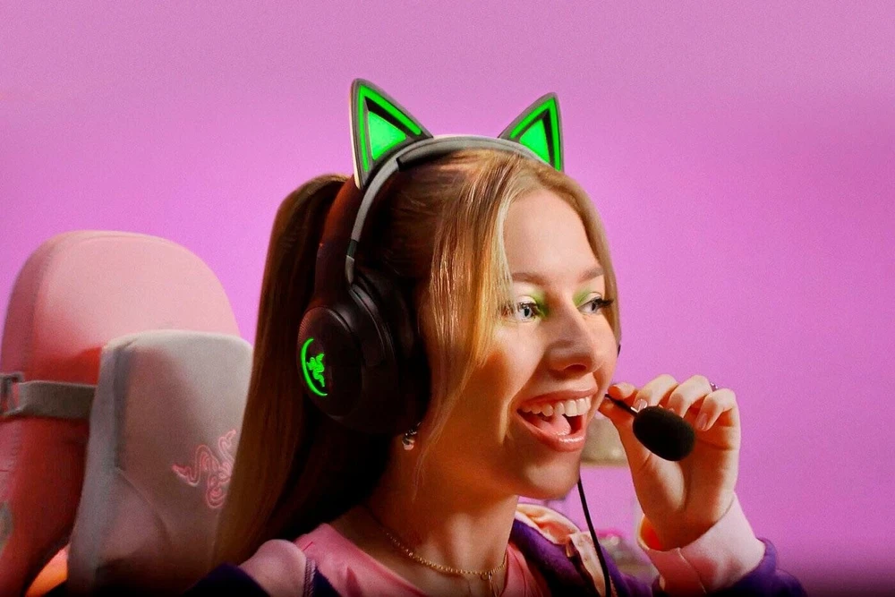 Razer | Ausinės | Kraken Kitty V2 | Yes | su laidu | Ant ausų uždedamos | USB Type A | Juodas