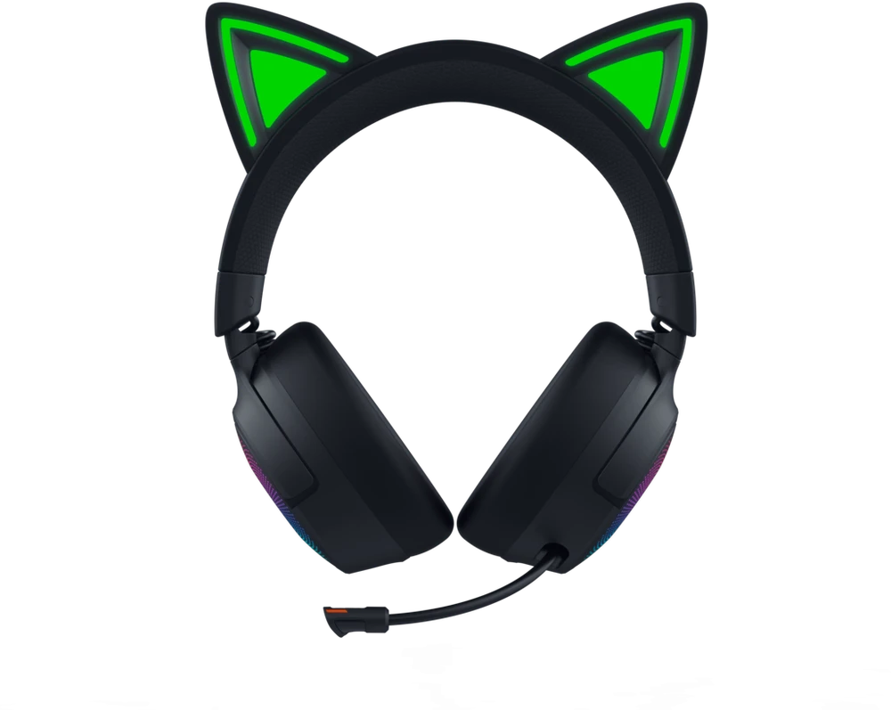 Razer | Ausinės | Kraken Kitty V3 Pro | Bluetooth | Over-Ear | Juodas
