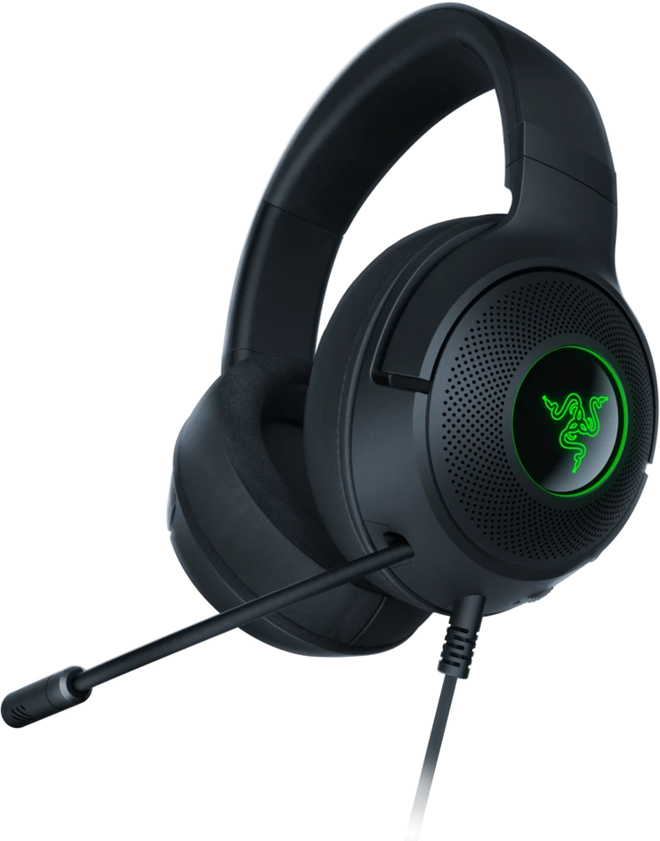 Razer Kraken V3 X žaidimų ausinės su laidu, USB Type-A Juodos