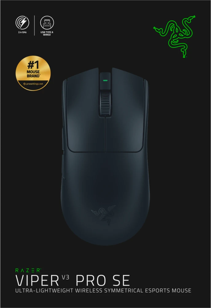 Razer Viper V3 Pro SE Pelė žaidimams, Wireles | Razer