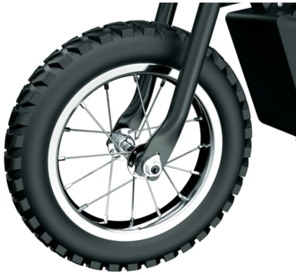 „Razor“ – elektrinis purvo motociklas „Dirt Rocket MX125“ – juodas su lipdukais (15173802)