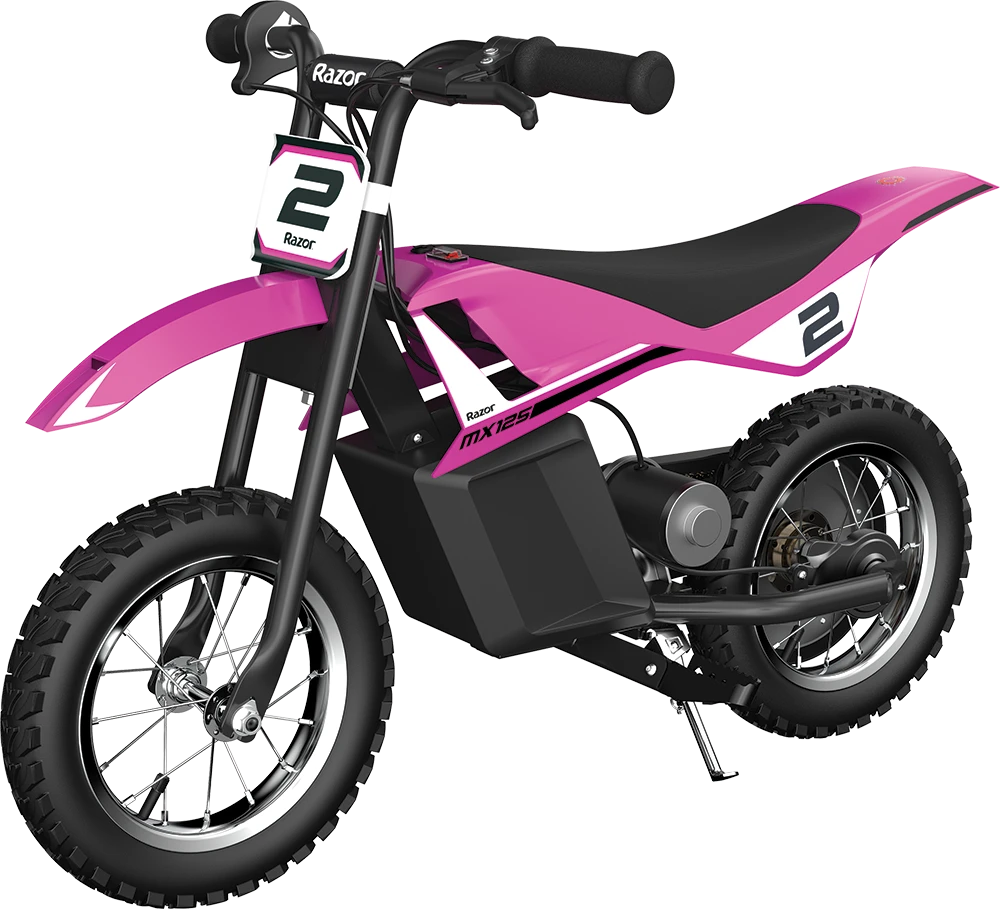 Visureigis motociklas Razor Dirt Rocket MX125, rožinis