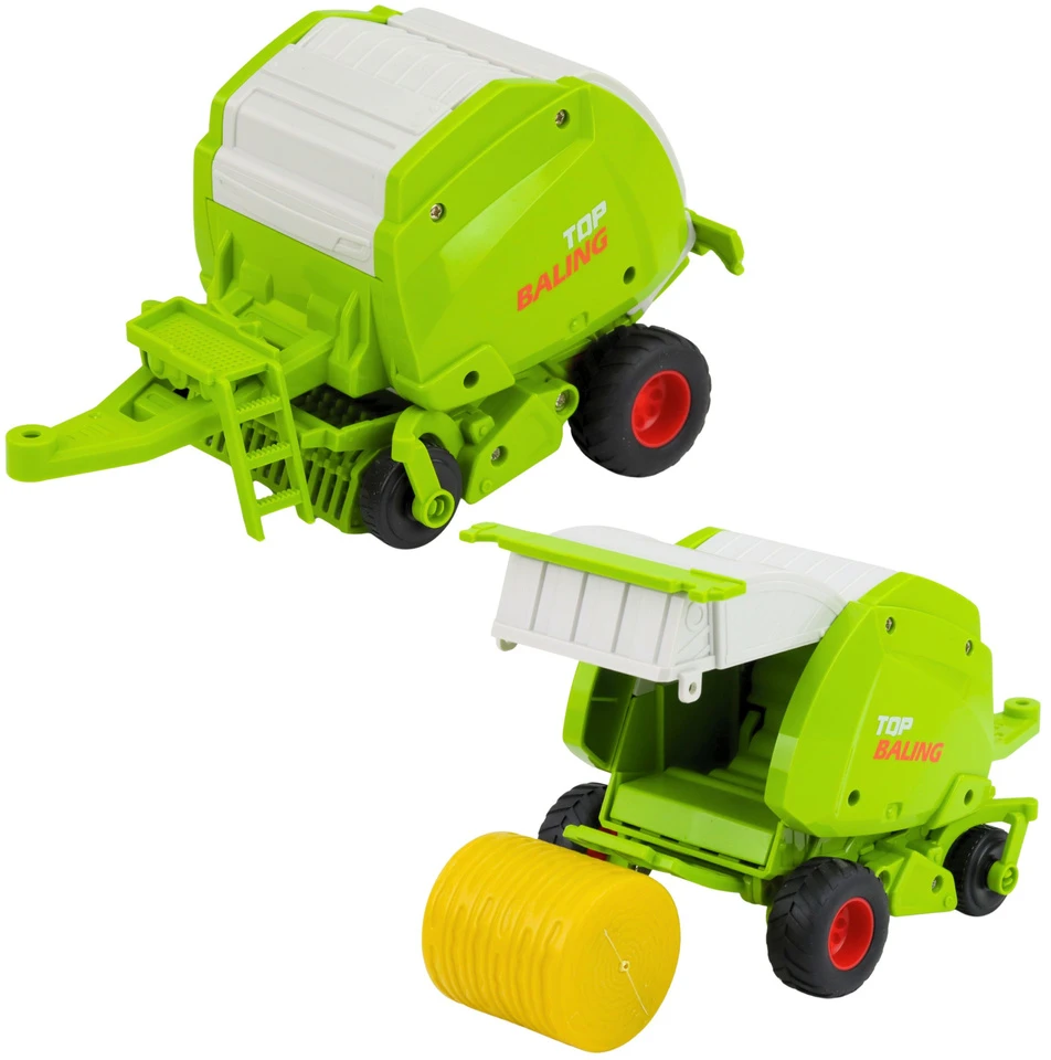 Lean Toys RC traktorius su presu 1:24