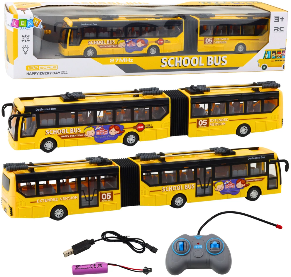Lean Toys Nuotoliniu būdu valdomas sąstatus mokyklinis troleibusas