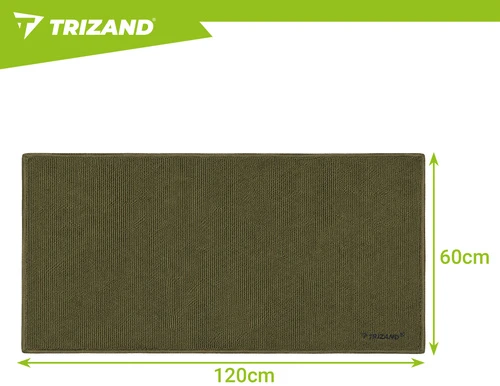 Greitai džiūstantis rankšluostis 120x60cm žalia Trizand