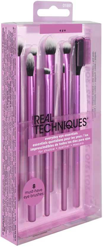 Šepetėlių rinkinys Real Techniques Essentials, 8 vnt.