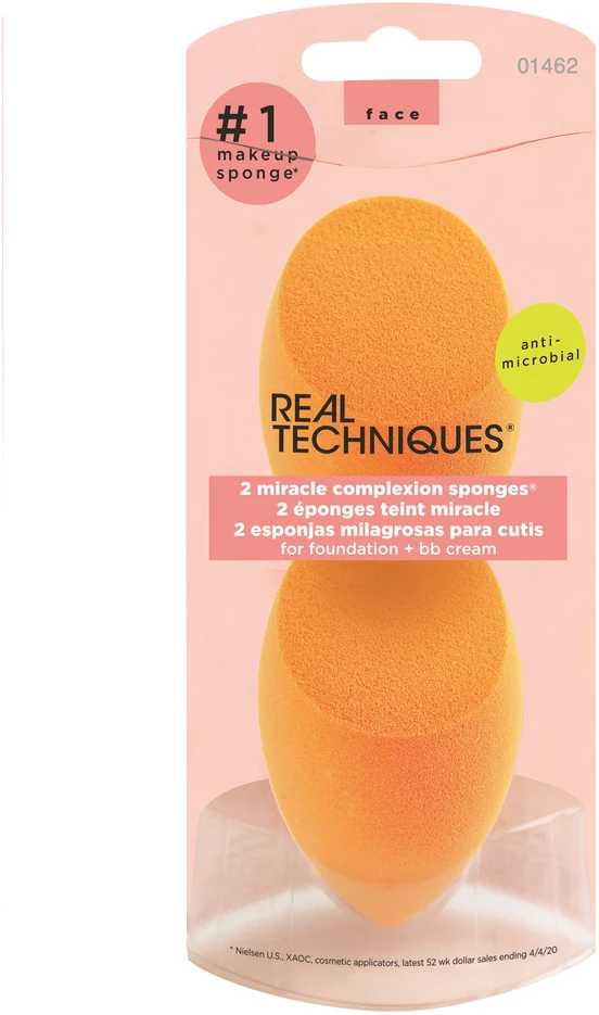 Real Techniques Miracle Complexion Sponge Pack Duo makiažo kempinėlės