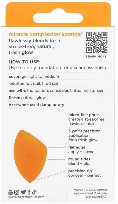 Real Techniques Miracle Complexion Sponge makiažo kempinėlė