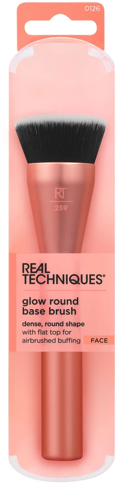 Real Techniques Face Glow Round Base makiažo šepetėlis